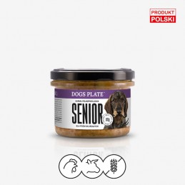 Dogs Plate - Senior 180g -...