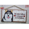 Tabliczka z rasą psa "Malamule"