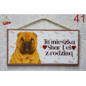 Tabliczka z rasą psa "Shar Pei"