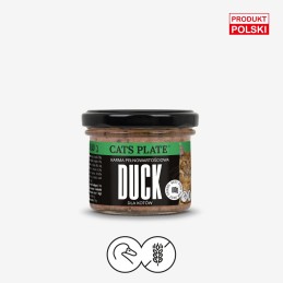 Cats Plate - Duck 100g -...