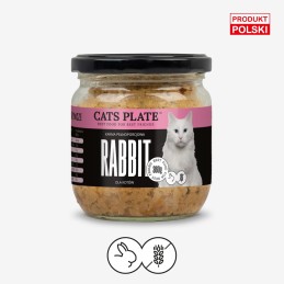 Cats Plate - Rabbit 360g -...