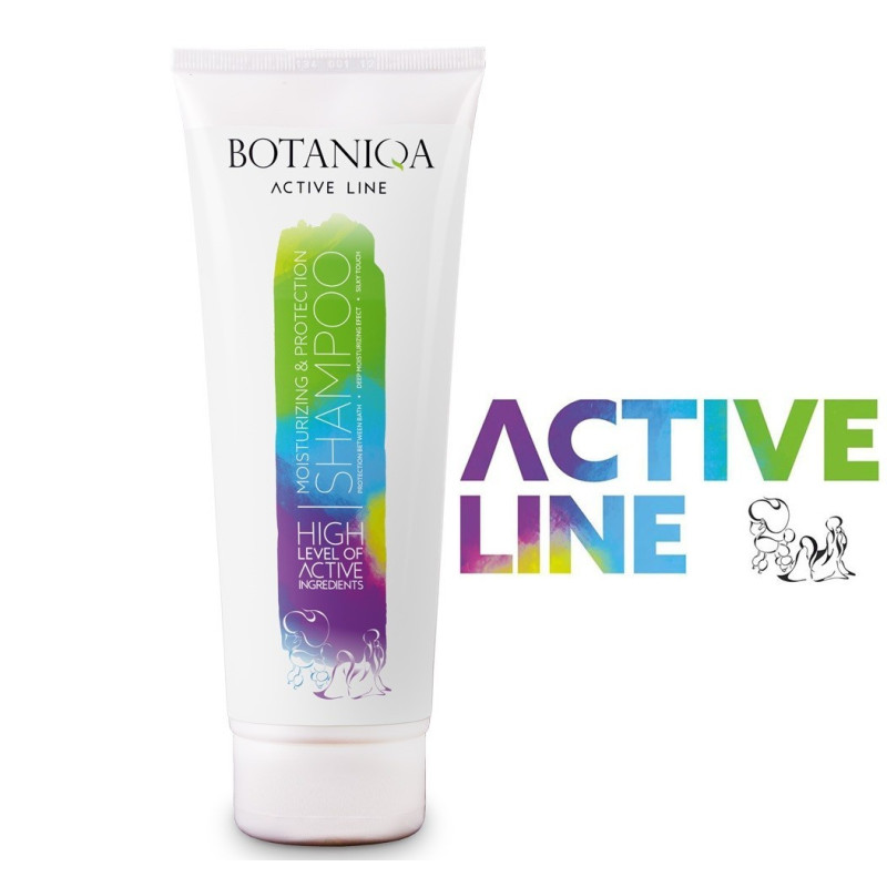 Botaniqa Active Line Moisturizing & Protection Shampoo - szampon intensywnie nawilżający i regenerujący
