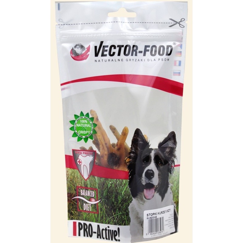 Vector-Food - Stopki kurze suszone 5szt.
