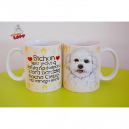 Kubek z rasą psa - Bichon