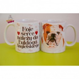 Kubek z rasą psa - Buldog Angielski