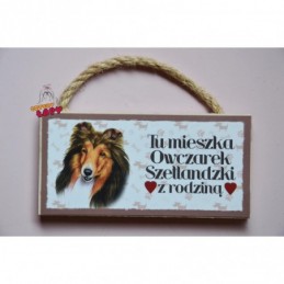 Magnes z rasą psa - Owczarek Szetlandzki