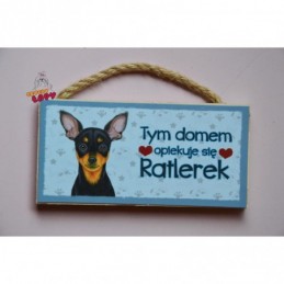 Magnes z rasą psa - Ratlerek