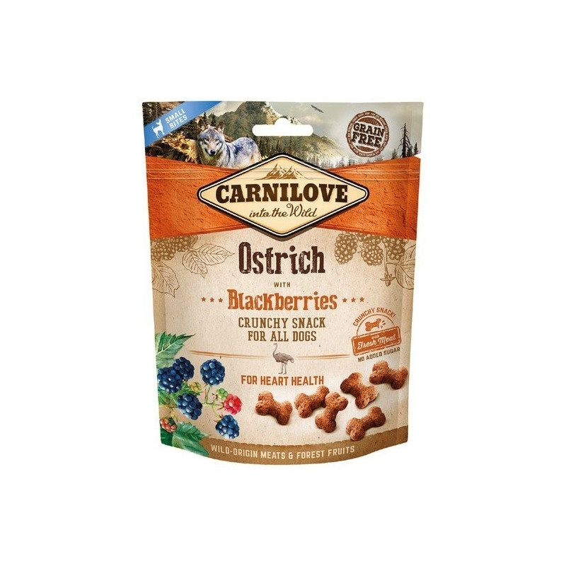 Carnilove 200g Snack Fresh Crunchy Ostrich+Blackberries