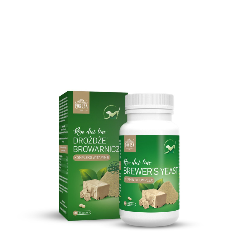 Pokusa - Drożdże 120 tabletek