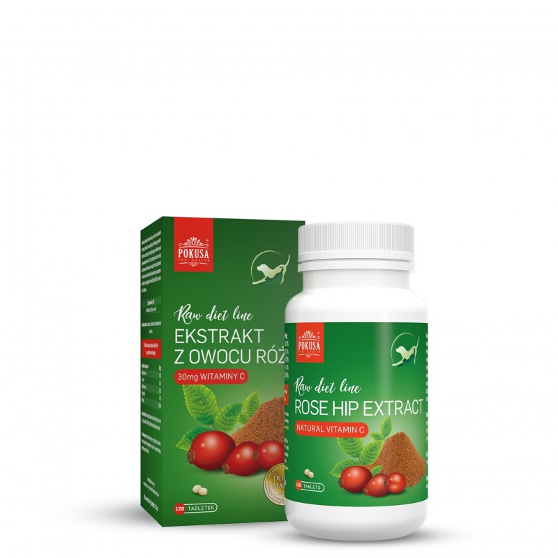 Pokusa - Owoc dzikiej róży ekstrakt 120 tabletek