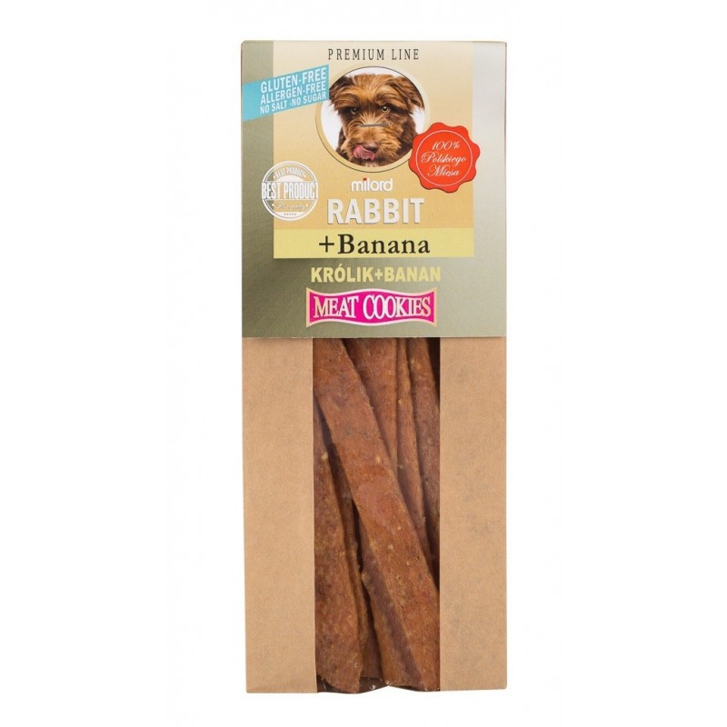 Milord - Ciasteczka Królik - Banan 100g