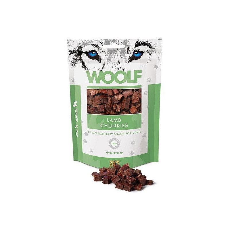 Woolf - Lamb Chunkies 100g - Kawałki jagnięciny